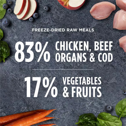 Instinct Freeze-Dried Raw Meals Grain-Free Dog Food Grass-Fed Lamb Recipe