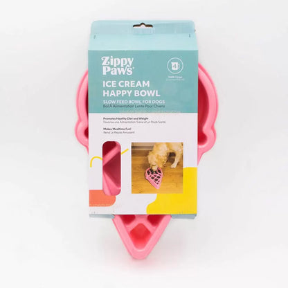 Zippy Paws Happy Bowls - Ice Cream