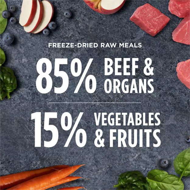 Instinct Freeze-Dried Raw Meals Grain-Free Dog Food Real Beef Recipe