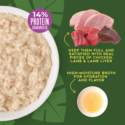 Tiki Dog® Savory Pâté: Chicken, Lamb & Lamb Liver Recipe 3oz*4