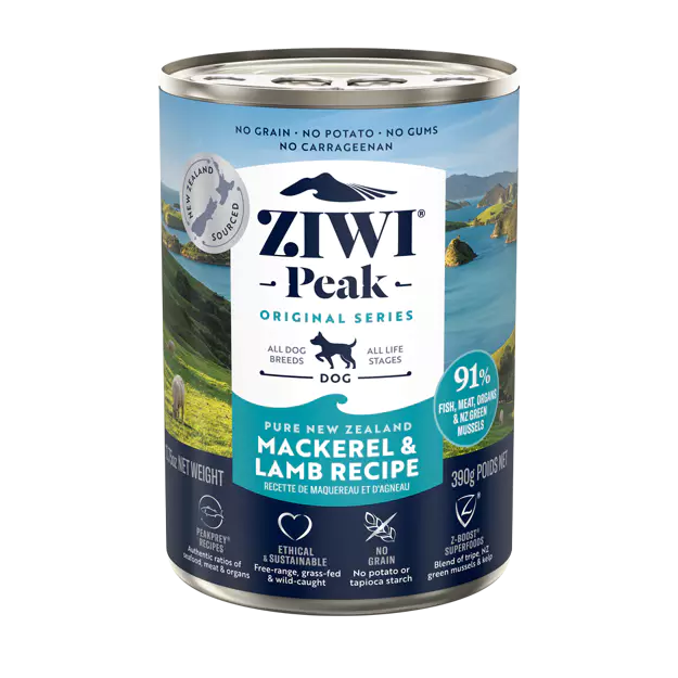 ZiwiPeak - Mackerel & Lamb Wet Dog Food