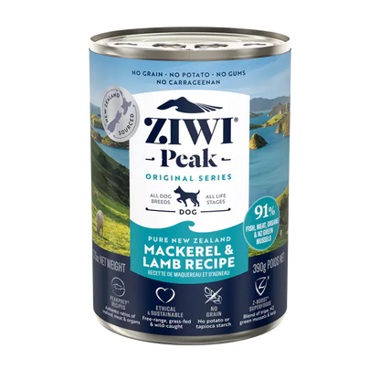 ZiwiPeak - Mackerel & Lamb Wet Dog Food