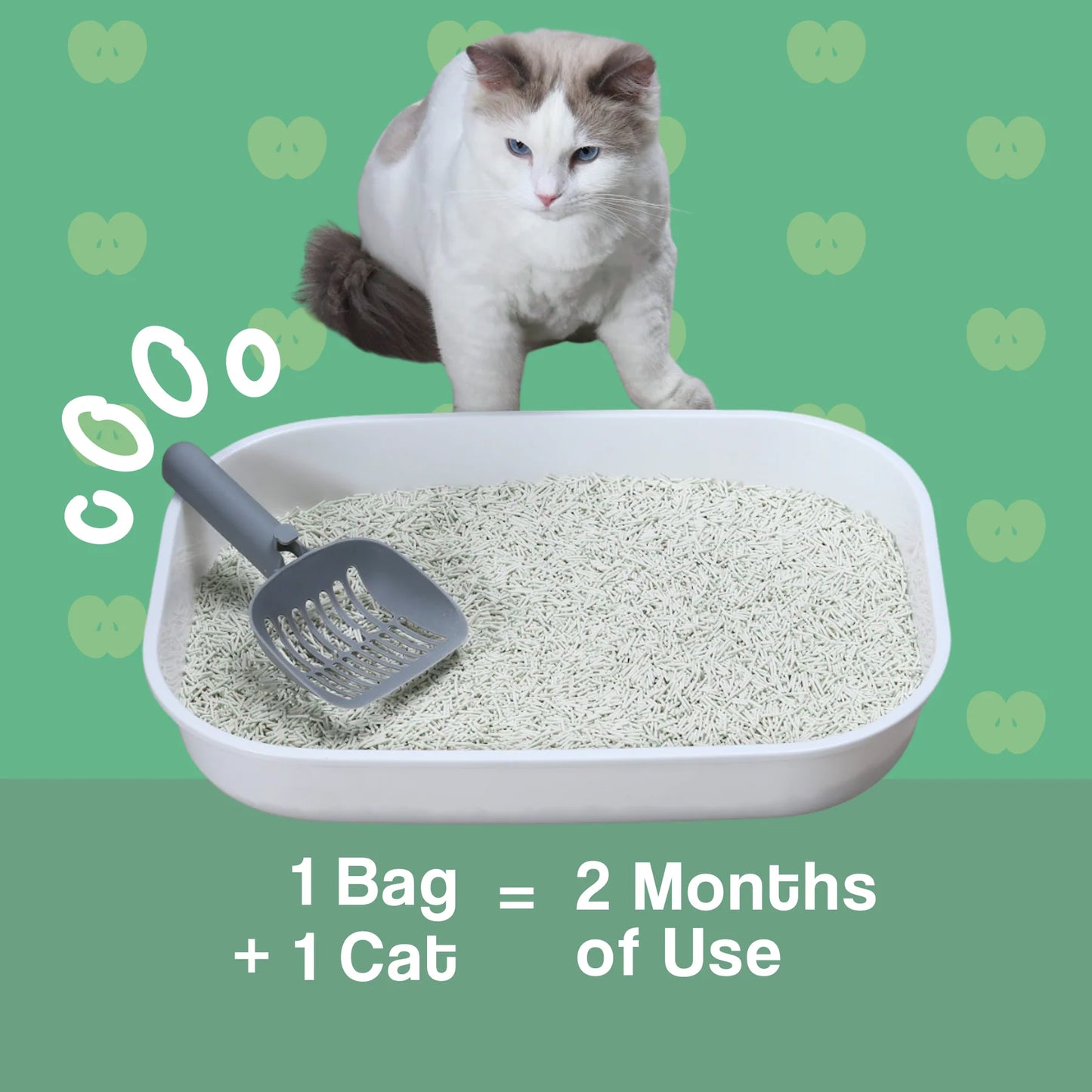Dofu Cat Tofu Spa Litter, Sweet Apple - 6kg