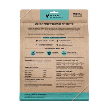 Vital Essentials Freeze-Dried Raw Micro Nibs Cat Food Salmon & Tuna