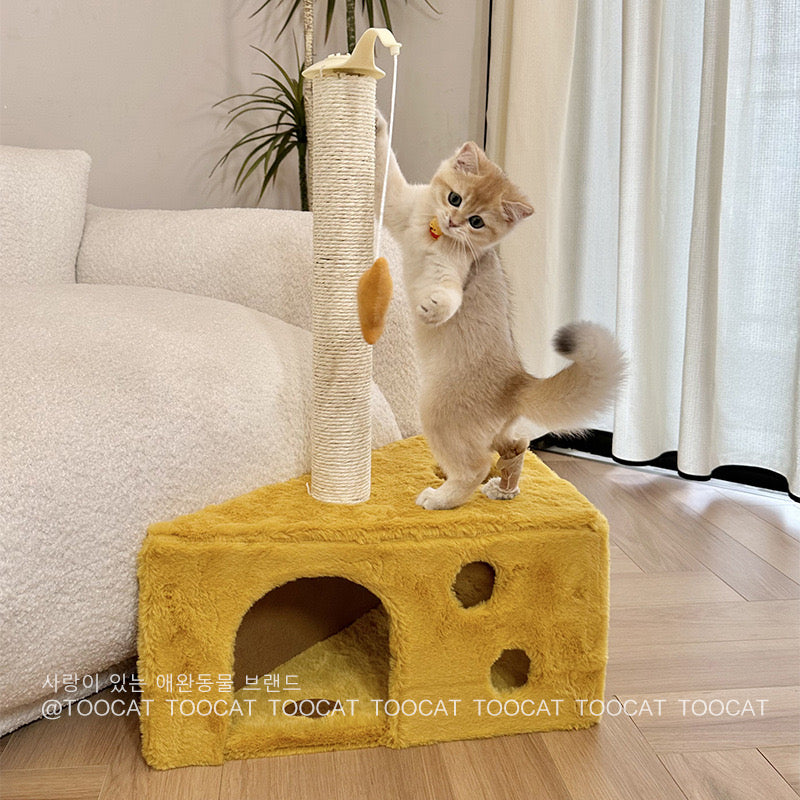 Cheese Cat Scratcher