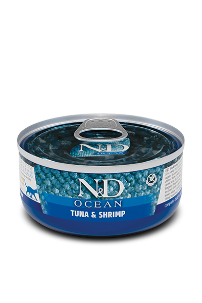 Farmina N&D Ocean Feline Rawcan Tuna & Shrimp 3pk