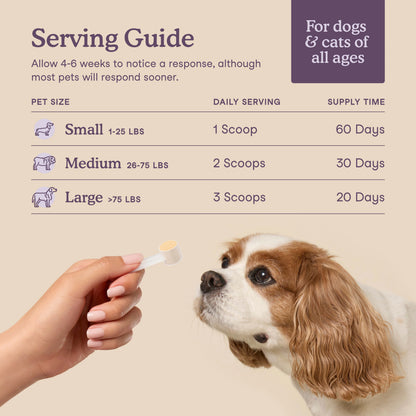 Fera Pets – Calming Support for Dogs & Cats, Powder – 60 Servings