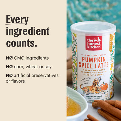 The Honest Kitchen® Make Your Own Pumpkin Spice Latte Natural Treat for Dogs 4oz