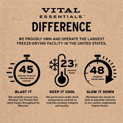 Vital Essentials® Freeze-Dried Raw Protein Duck Entree Meal or Mixer Soft Nibs Cat Food 12oz