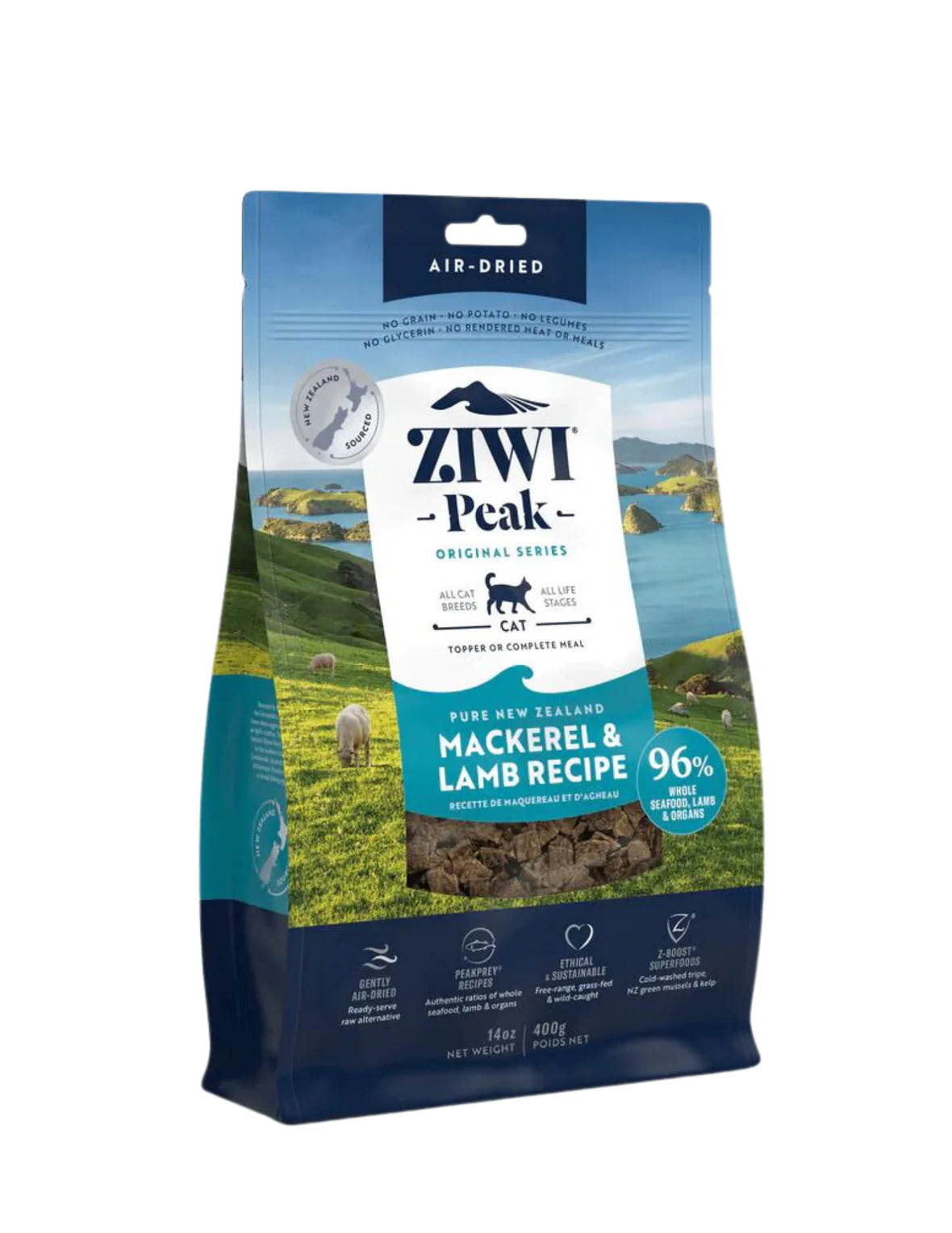 ZiwiPeak - Air-Dried Mackerel & Lamb Recipe For Cats