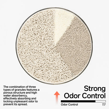 Pidan Tofu 60%, Bentonite Clay 30%, Strach 10% Cat Litter 2.4 kg