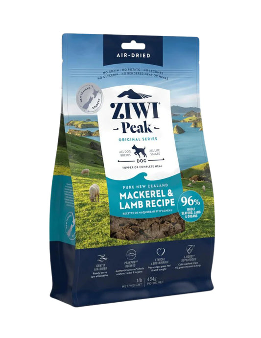 ZiwiPeak - Air-Dried Mackerel & Lamb For Dogs