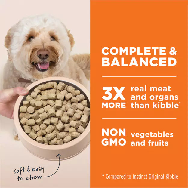 Instinct Freeze-Dried Raw Meals Grain-Free Dog Food Chicken Recipe