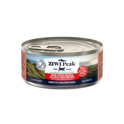 ZIWI Beef with South Pacific Fish Wet Cat Food 85g