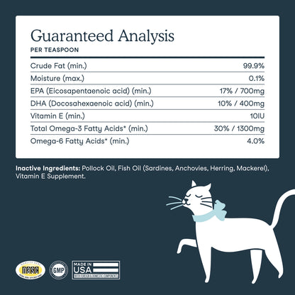 Fera Pets – Fish Oil for Small Dogs & Cats, Liquid