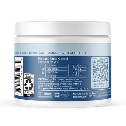 Fera Pets – Postbiotics for Dogs & Cats – 60g