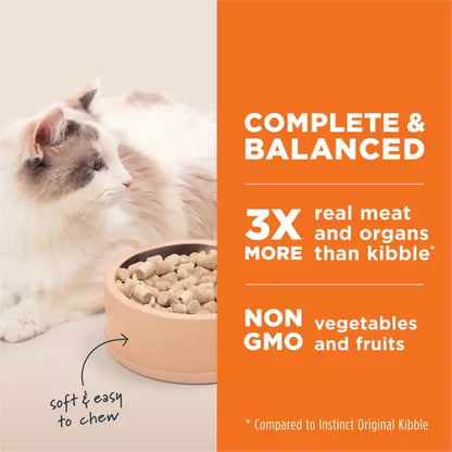 Instinct Freeze-Dried Raw Meals Grain-Free Cat Food Chicken Recipe 9.5oz