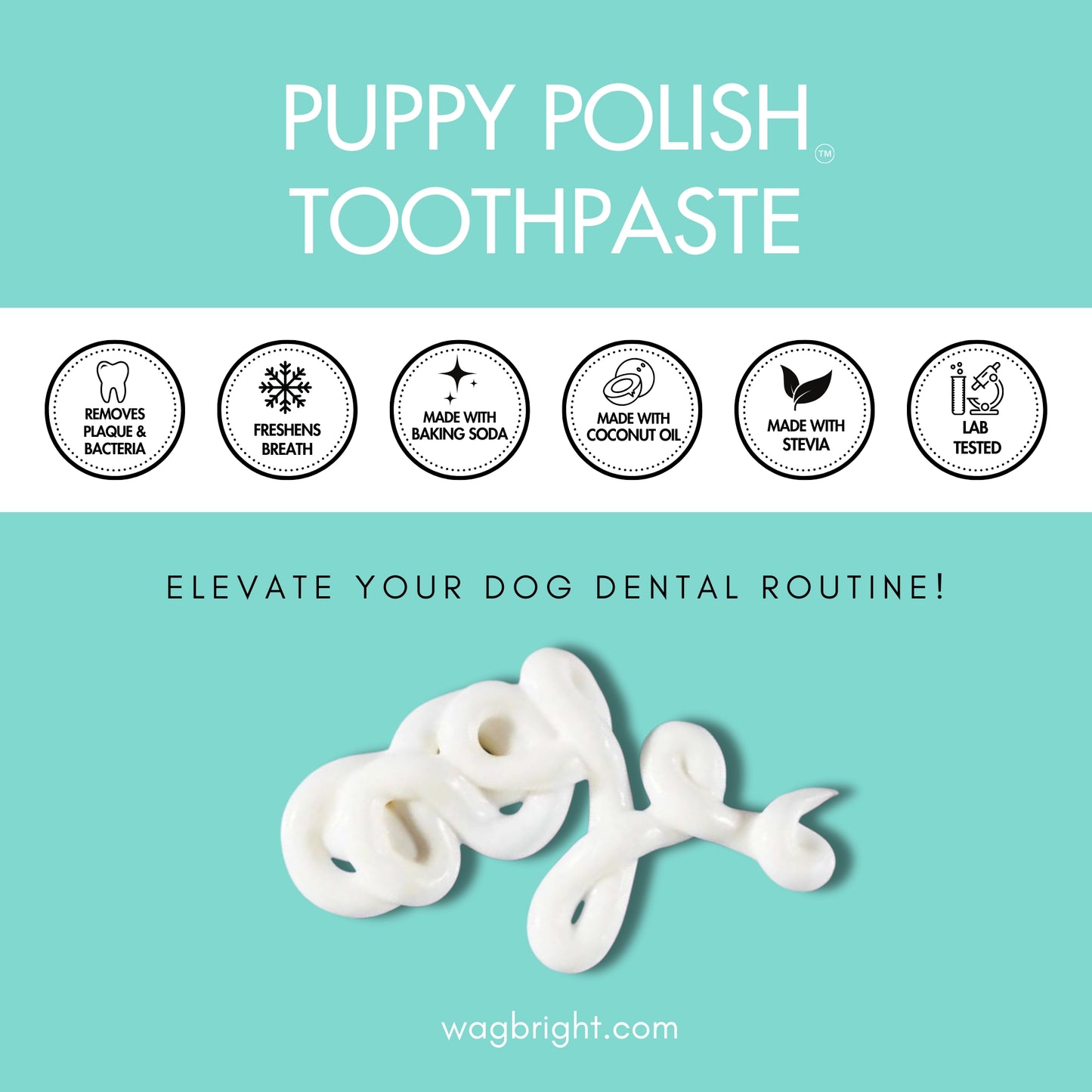 Wag & Bright Puppy Polish Toothpaste - Filet Mignon (Beef)