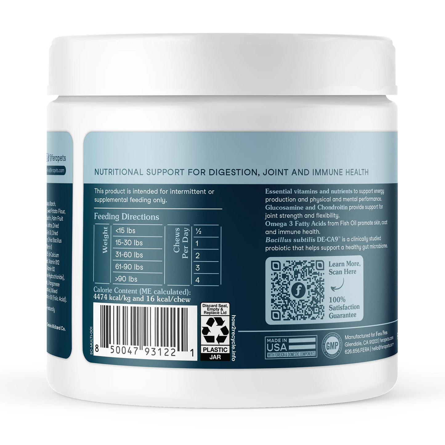 Fera Pets – Multivitamin – Soft Chews for Dogs – 90ct