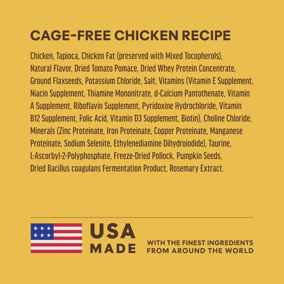 INSTINCT ULTIMATE PROTEIN CAGE-FREE CHICKEN RECIPE FOR CATS