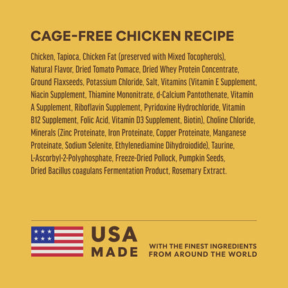 INSTINCT ULTIMATE PROTEIN CAGE-FREE CHICKEN RECIPE FOR CATS