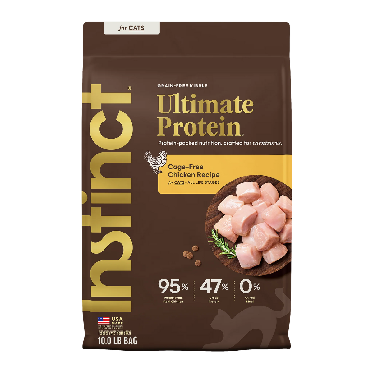 INSTINCT ULTIMATE PROTEIN CAGE-FREE CHICKEN RECIPE FOR CATS