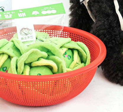 Bite Me Cabbage Nose Work Dog Toy