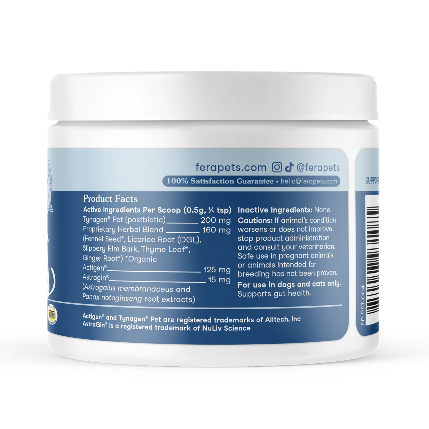 Fera Pets – Postbiotics for Dogs & Cats – 60g