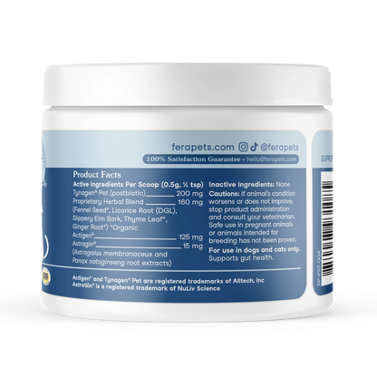 Fera Pets – Postbiotics for Dogs & Cats – 60g