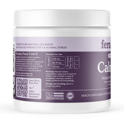 Fera Pets – Calming Support for Dogs & Cats, Powder – 60 Servings