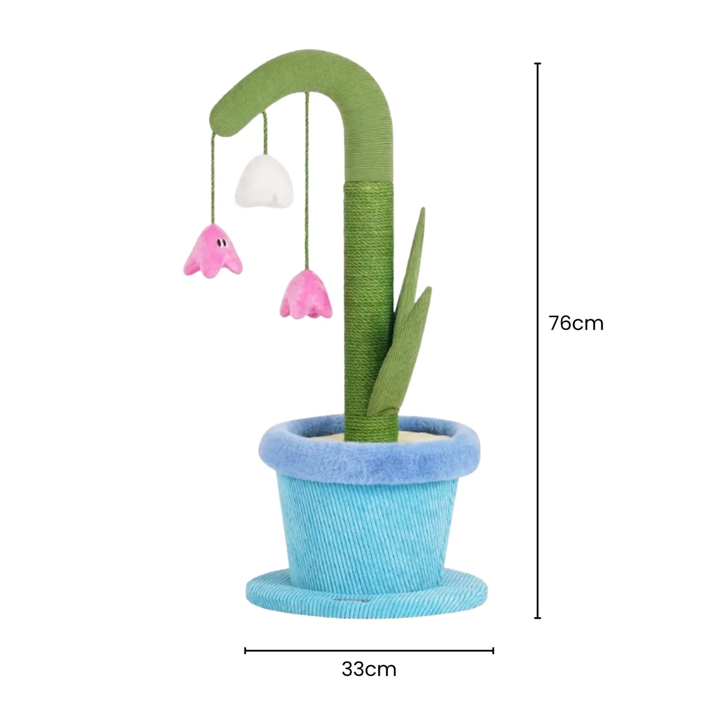 ZEZE Blooming Lily Cat Scratch Post