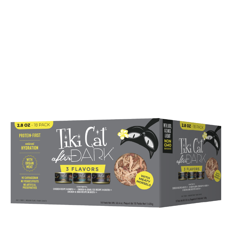 Tiki Cat® After Dark™ Whole Foods Variety Pack Wet Cat Food 18 x 2.8oz