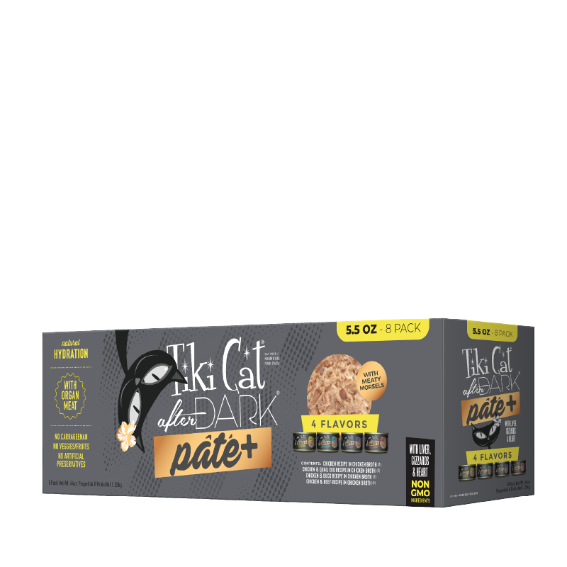 Tiki Cat® After Dark® Pâté+ Variety Pack Wet Cat Food 12 x 2.8oz