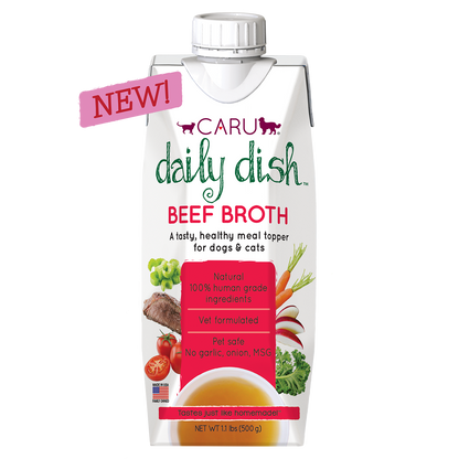 Daily Dish Beef Broth For Cats & Dogs x 3