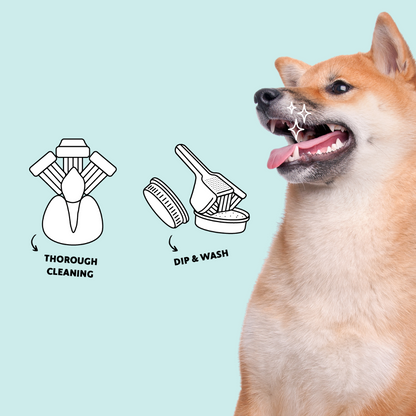 Furree Pet Three-Sided Toothbrush for Dogs and Cats – with a Free Toothpowder Sample