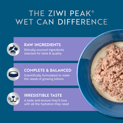 ZIWI Beef with Mackerel Wet Kitten Food 85g