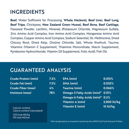ZIWI Beef with Mackerel Wet Kitten Food 85g