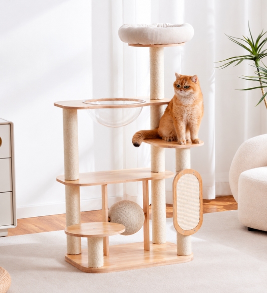 The Purrfect Loft — Modern Cat Tree & Lounge