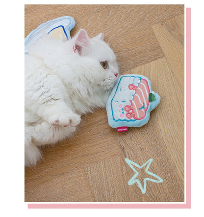 Breakfast Series Catnip Cat Toys - Crinkle Chew Toys