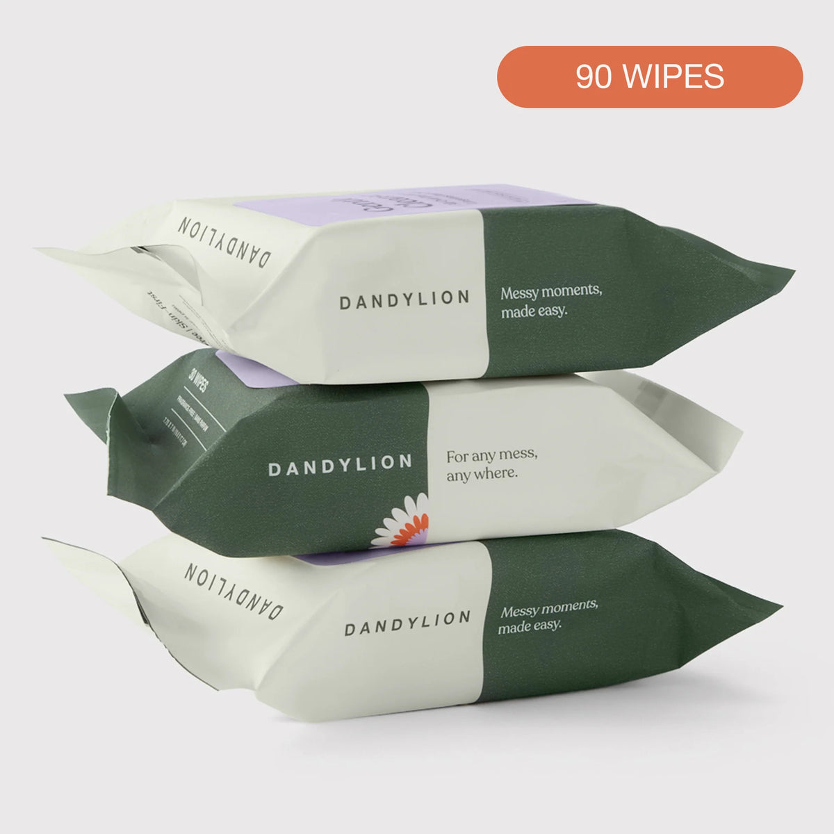 Dandylion Gentle Cleanse Dog Wipes - 3 Pack of 30 Wipes
