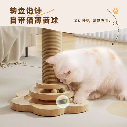 The Sunflower Cat Tower – Scratch, Play & Pounce!