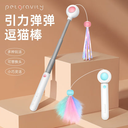 Retractable Cat Teaser Wand