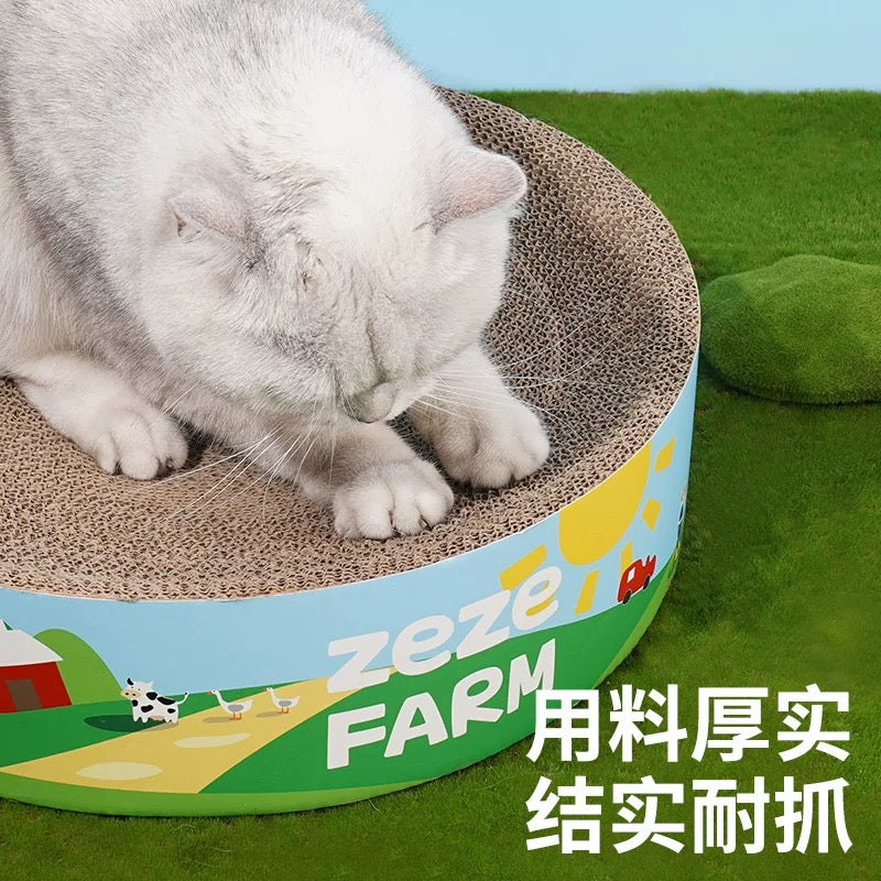 ZEZE Farm Cat Scratcher