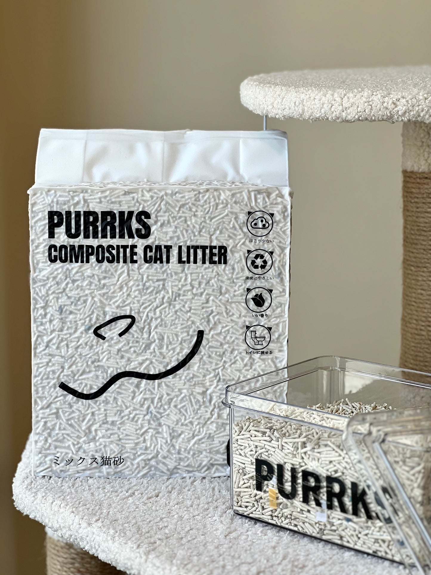 Japan Purrks Tofu Composite Cat Litter 2.5KG