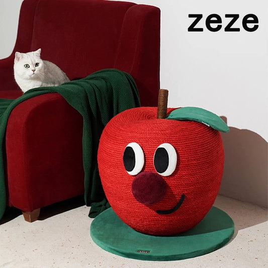 Be careful it's huge! ZEZE Apple Cat Scratcher