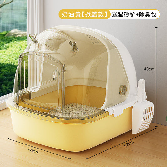 Transparent Looking Large Cat Litter Box