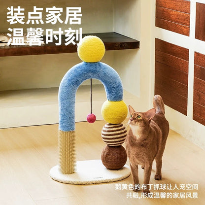 ZEZE Geometric Figure Cat Scratcher