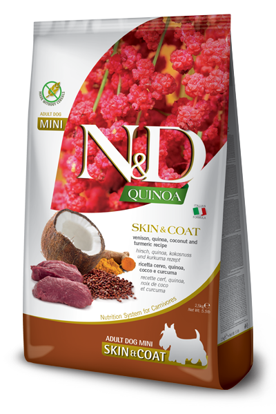 Farmina N&D Quinoa Canine Skin & Coat Venison & Quinoa Mini