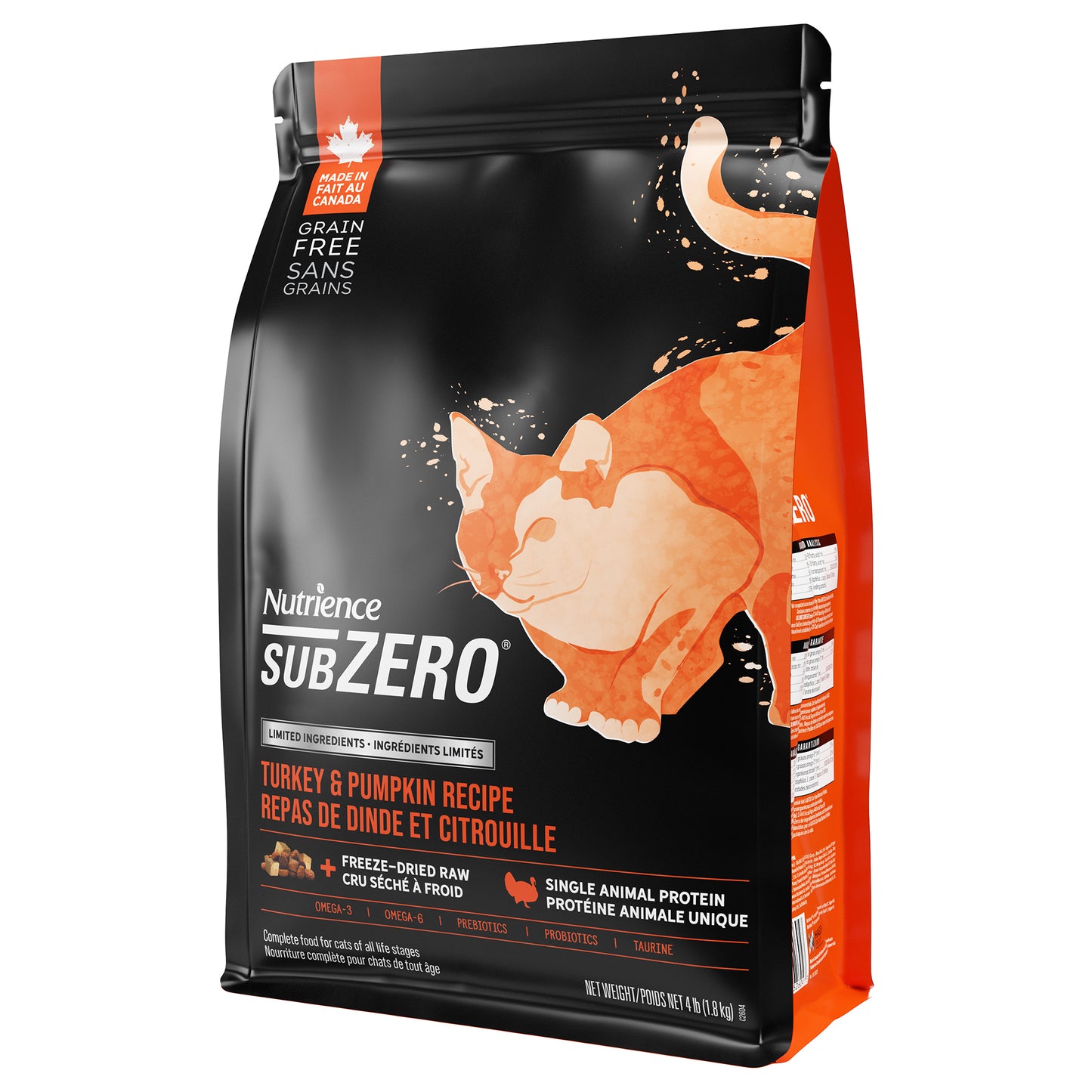 Nutrience SubZero Limited Ingredient Cat Food - Turkey & Pumpkin Recipe