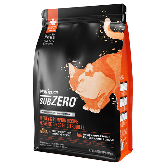 Nutrience SubZero Limited Ingredient Cat Food - Turkey & Pumpkin Recipe